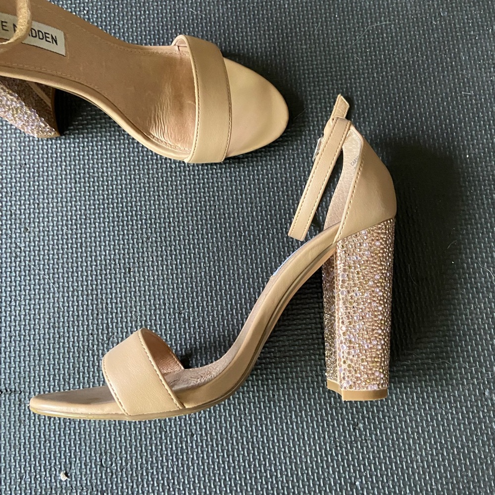 Steve Madden Rhinestone Carson Heels - Picture 3 of 8